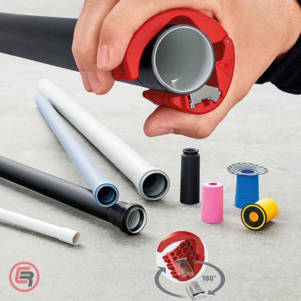Knipex Rezač Za PVC Cijevi BiX 20 - 50mm - 90 22 10 BK slika 4