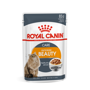 ROYAL CANIN FCN Intense Beauty Gravy, potpuna hrana za odrasle mačke, tanke kriške u umaku, 12x85 g