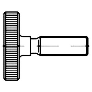 TOOLCRAFT 1061600 vijci s rebrastom glavom M6 30 mm DIN 653 nehrđajući čelik 10 St.