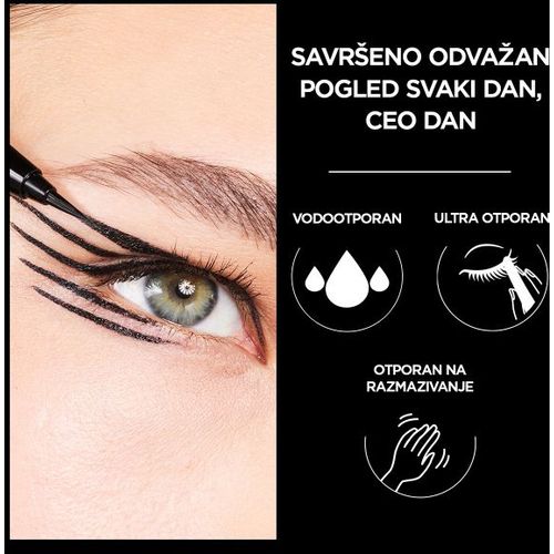 L'Oréal Paris Infaillible Grip 36H Micro Fine Eyeliner​ 01 Obsidian  slika 5