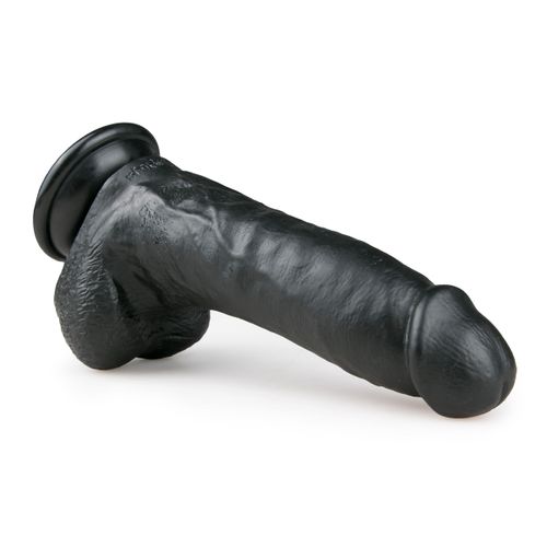 Realističan dildo - 20 cm, crni slika 4