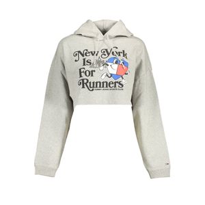 TOMMY HILFIGER SWEATSHIRT WITHOUT ZIP WOMEN GRAY