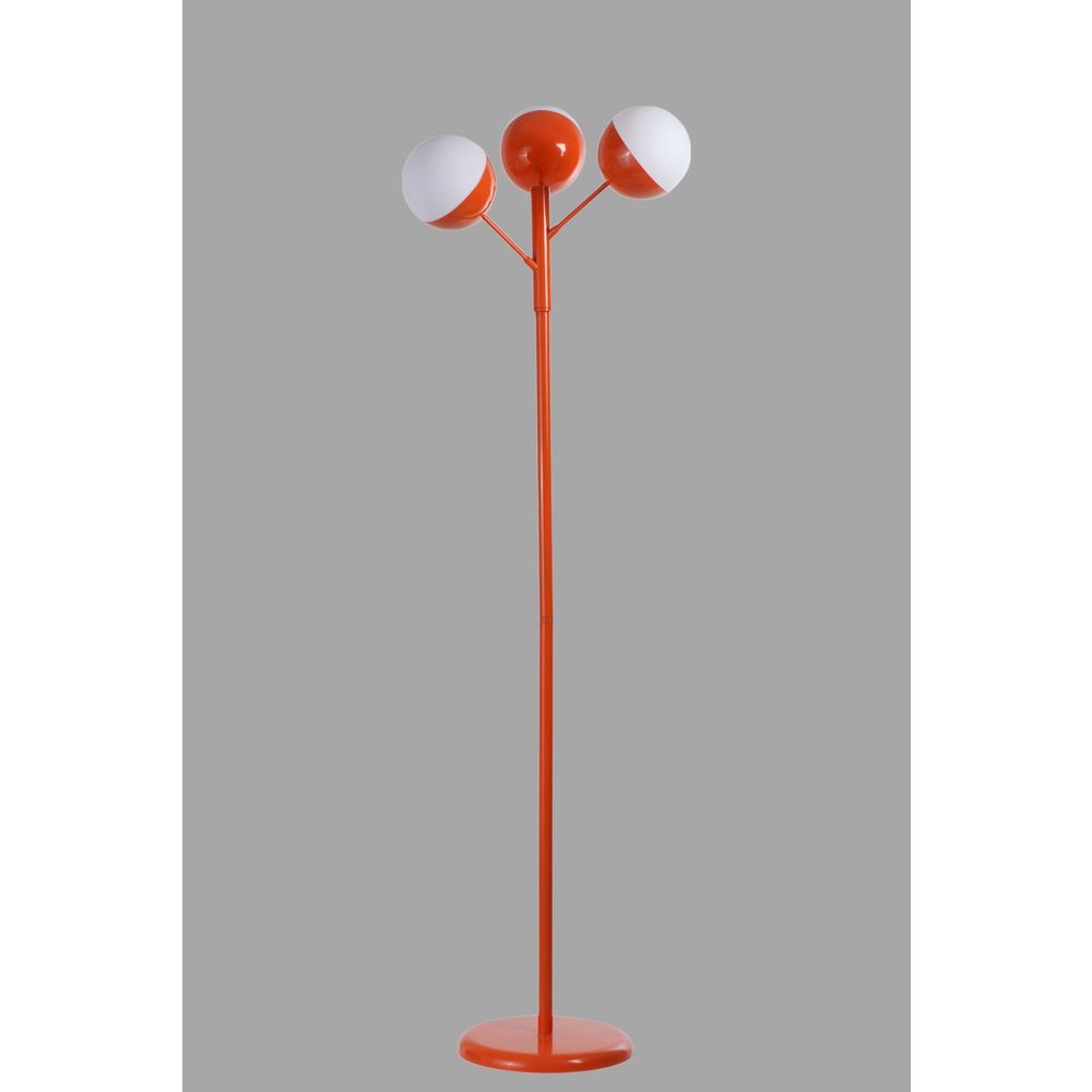 Opviq Podna lampa 364, bijela, narančasta slika 3