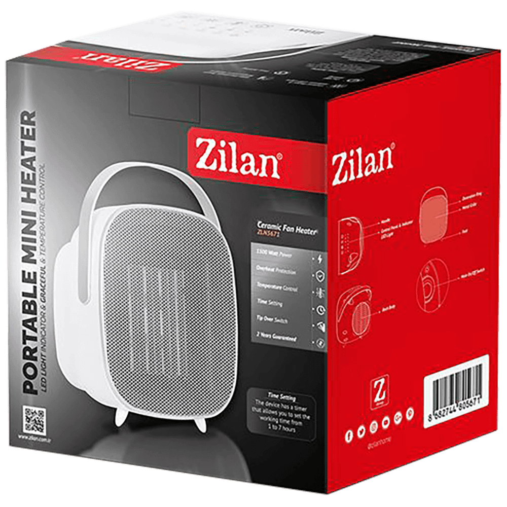 Zilan Grijalica sa keramičkim grijačem, 1500 W - ZLN5671 slika 2