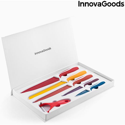 InnovaGoods set keramičkih noževa i ljuštilica 6/1 38x24x3xcm slika 1