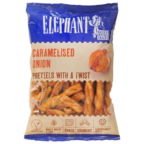 Elephant Twist krekeri karamelizirani luk 160 g slika 1