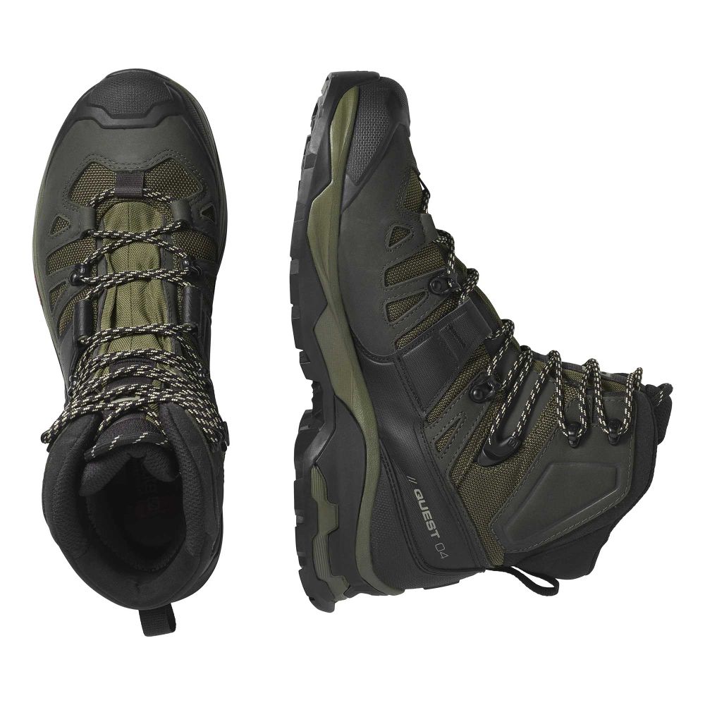 Salomon Muške gležnjerice Quest 4 GTX, Olive Night/Peat/Safari slika 3