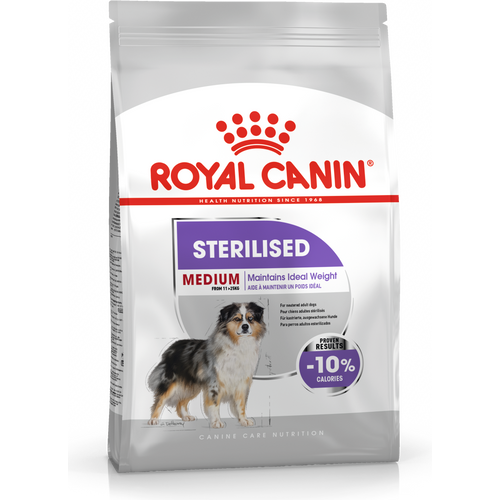 ROYAL CANIN CCN Medium Sterilised, potpuna hrana za pse - za kastrirane/sterilizirane odrasle pse srednje velikih pasmina (od 11 do 25 kg) - Stariji od 12 mjeseci - Psi skloni prekomjernoj tjelesnoj težini, 3 kg slika 1