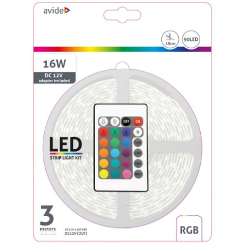 Avide LED SMD traka 3m 990lm 7.2W 30LED slika 1