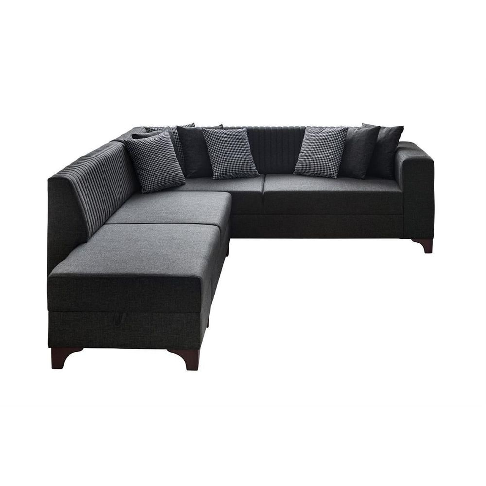 Ugaona Sofa West Left - boja: antracit slika 7