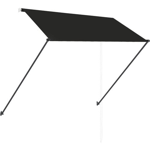 Tenda na uvlačenje s LED svjetlima 250 x 150 cm antracit slika 12