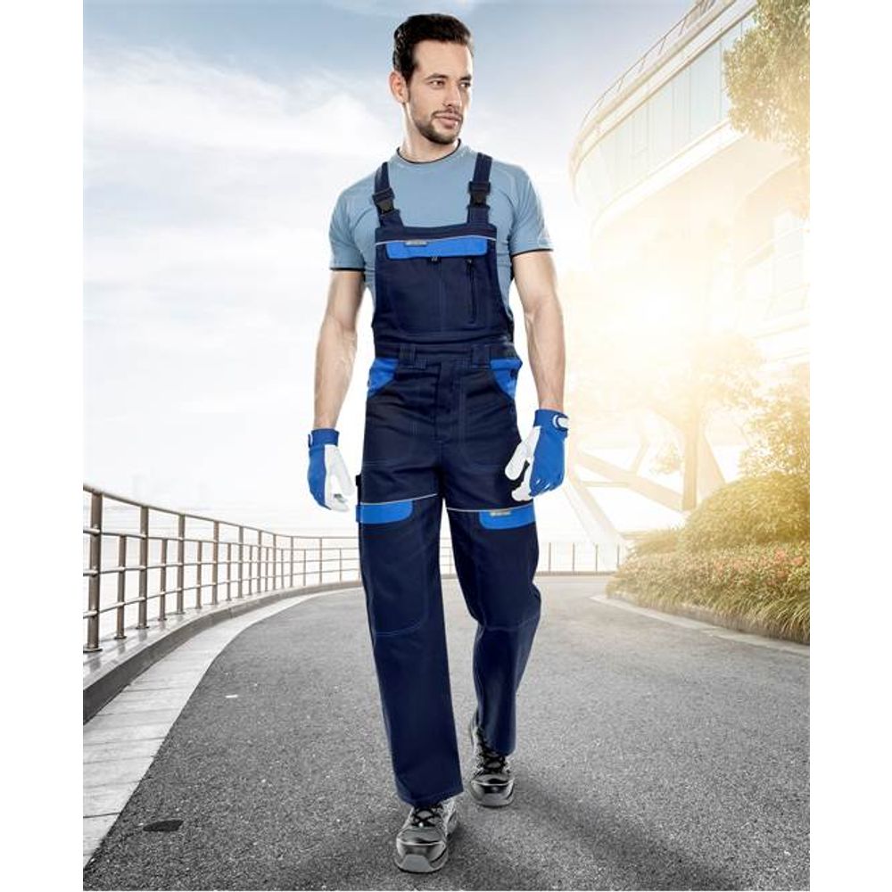 Ardon radne farmer hlače sa tregerima Cool Trend H8420/52 (svijetloplave-tamnoplave) slika 2