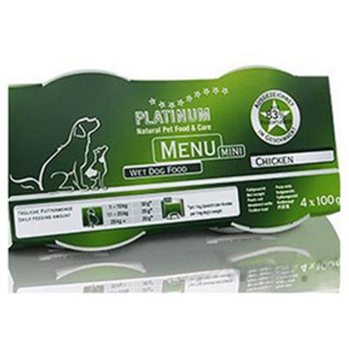 Platinum Menu Mini Piletina 4x100 g slika 1