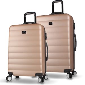 6629 Zlatni Set Kofera (2 Komada)
