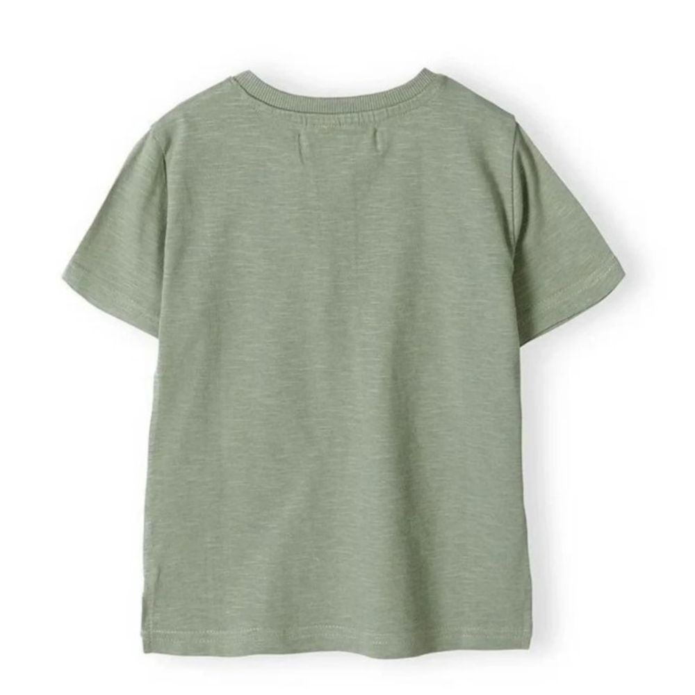 Minoti Majica kratkih rukava za bebe - Khaki, 12-18 mj slika 2
