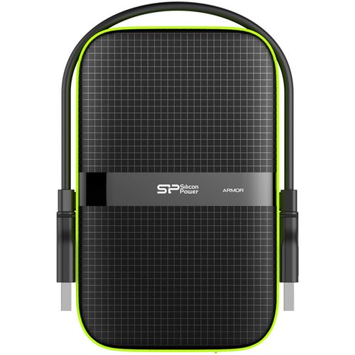 Silicon Power SP010TBPHDA60S3K Portable HDD 1TB, Armor A60, USB 3.2 Gen.1, Black slika 1