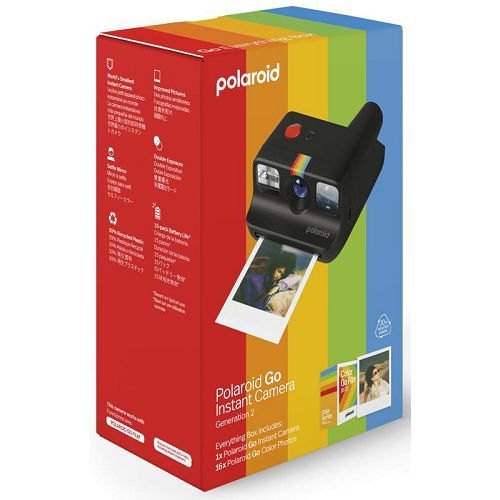 POLAROID Originals GO2 Everything Box Crni analogni instant fotoaparat slika 2