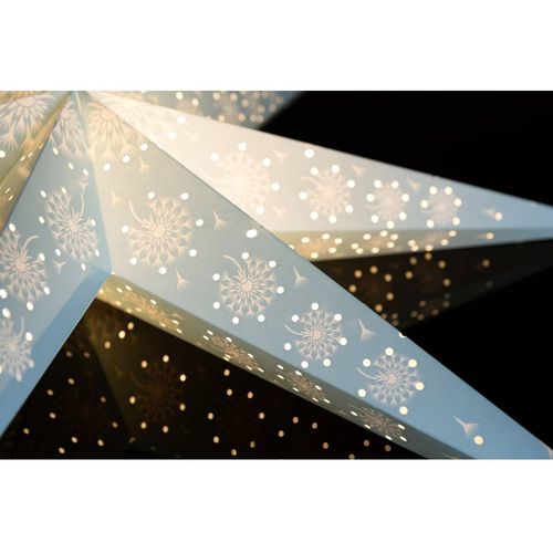 Konstsmide 2933-420 božićna zvijezda  N/A žarulja, LED plava boja  s izrezanim motivima, s prekidačem Konstsmide 2933-420 božićna zvijezda   žarulja, LED plava boja  s izrezanim motivima, s prekidačem slika 2