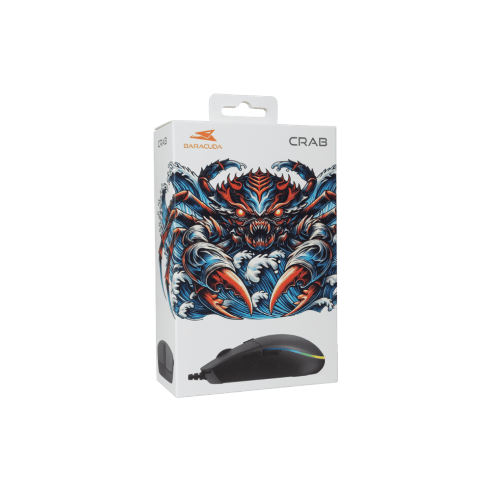 Baracuda Miš BGM-111 CRAB, crni slika 8