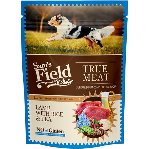 SAM´S FIELD True Meat Hrana za Pse Janjetina, Riža i Grašak, 260 g slika 1