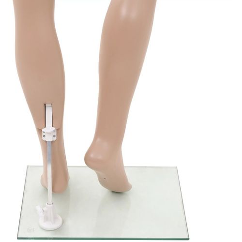 Seksi ženska lutka za izlog sa staklenim postoljem bež 180 cm slika 6