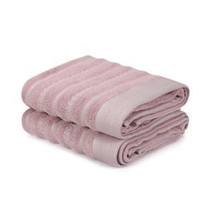 Set ručnika za ruke (2 komada) Bombeli, boje: dusty rose, siva