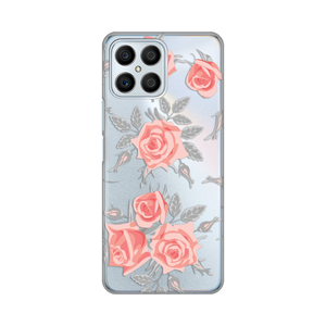 Torbica Silikonska Print Skin za Honor X8 Elegant Roses