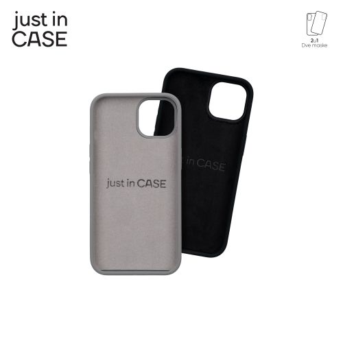 2u1 Extra case MIX PLUS paket CRNI za iPhone 13 slika 1