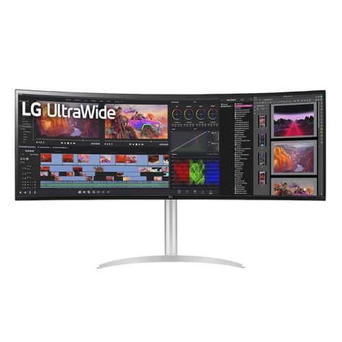 LG 49WQ95C-W Monitor 49" IPS zakrivljen 32:9 5120x1440 144Hz 5ms GtG HDMIx2 DP USB Gsync freesync slika 1