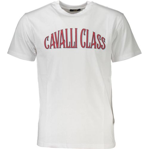 CAVALLI CLASS T-SHIRT SHORT SLEEVE MAN WHITE slika 1