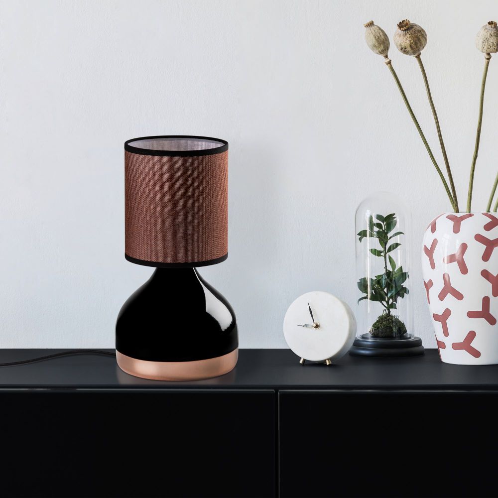 Yıldo - 8014 Crna i Smeđa Stolna Lampa slika 1