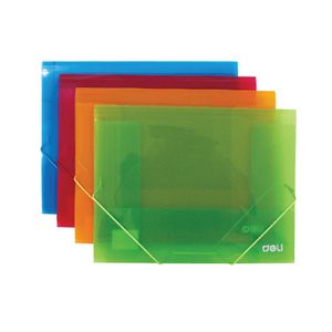 Deli fascikla sa gumicom Neon E39504