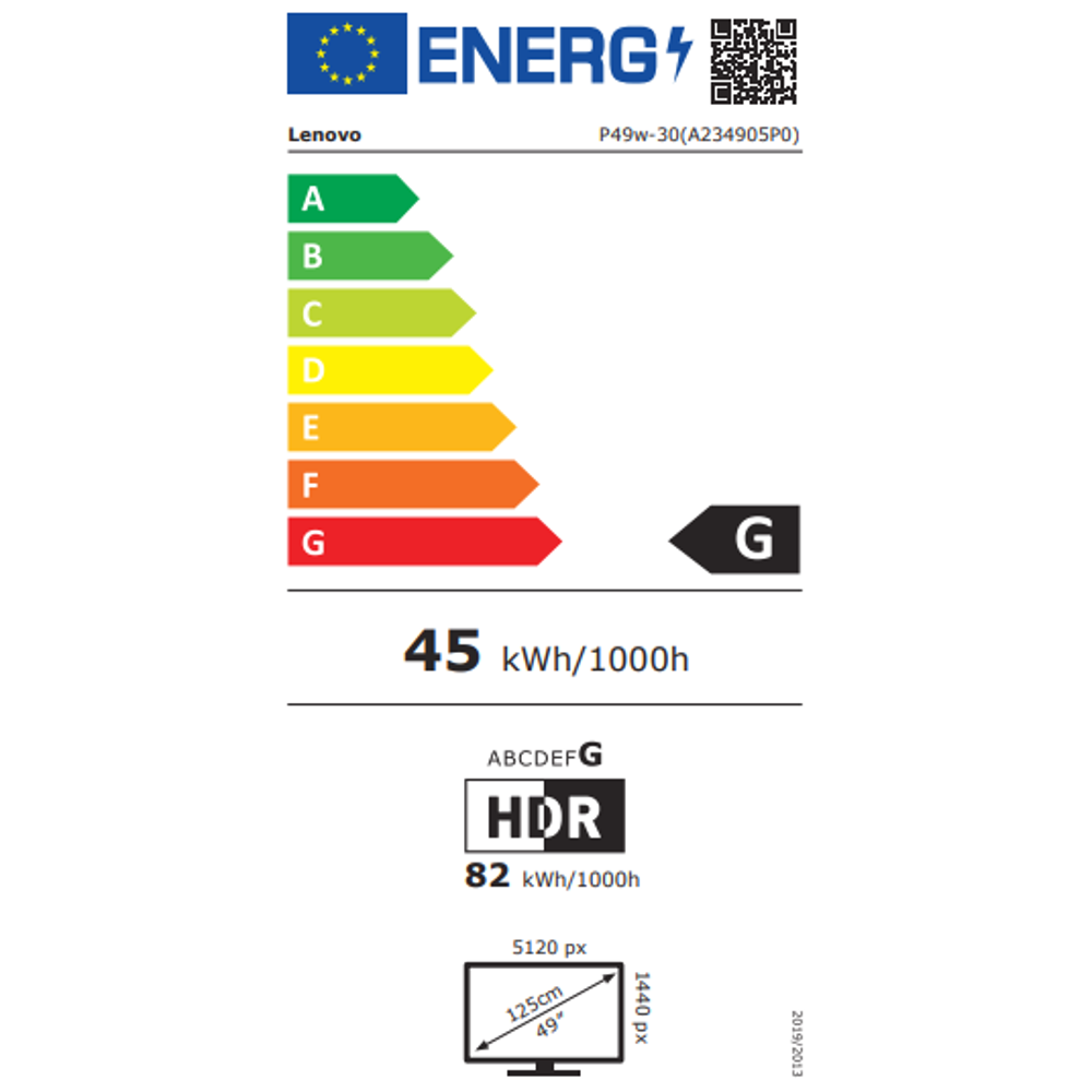 Lenovo P49w-30 DQHD IPS, HDMI, DP, T-Bolt, curved 63DBRAT1EU slika 2