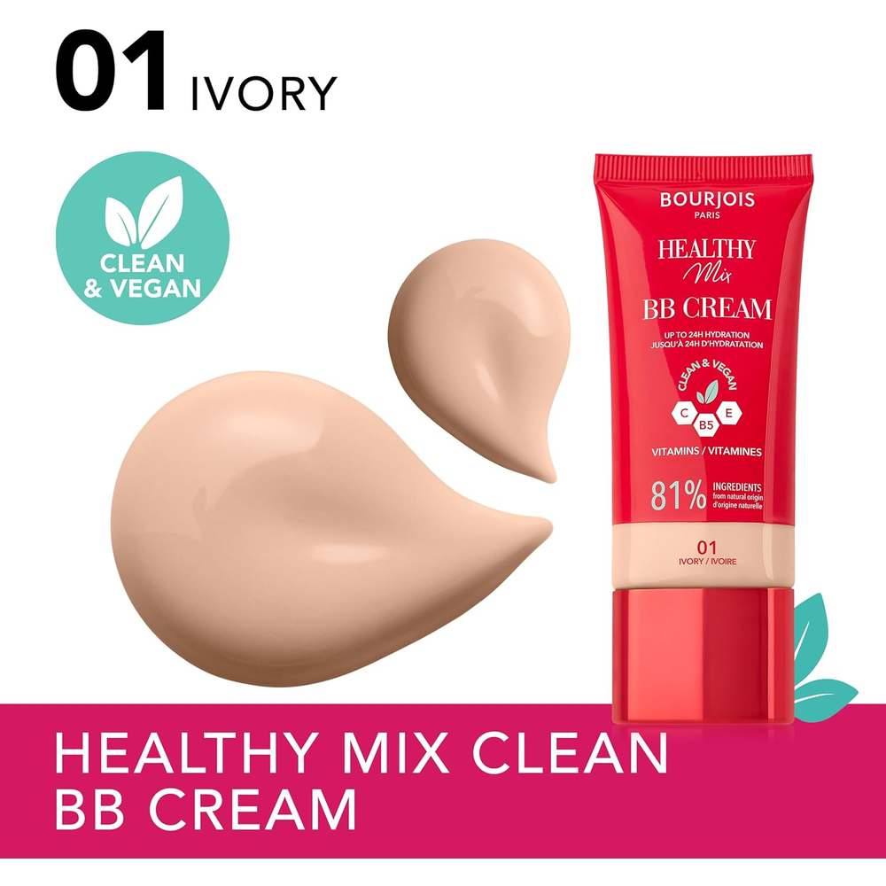 Bourjois Healthy Mix BB Krema 01 Ivory 30ml slika 3