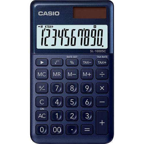 Kalkulator CASIO SL-1000SC-NY plavi blister slika 1
