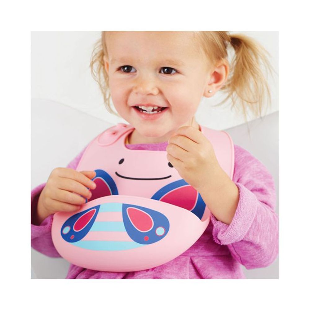 Skip Hop Silikonski siperak Zoo Fold & Go, Leptir slika 3