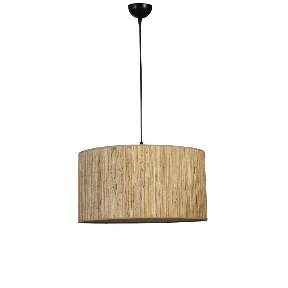 Bambu 010 Abajurlu Tekli Sarkıt Avize Oak Black slika 3