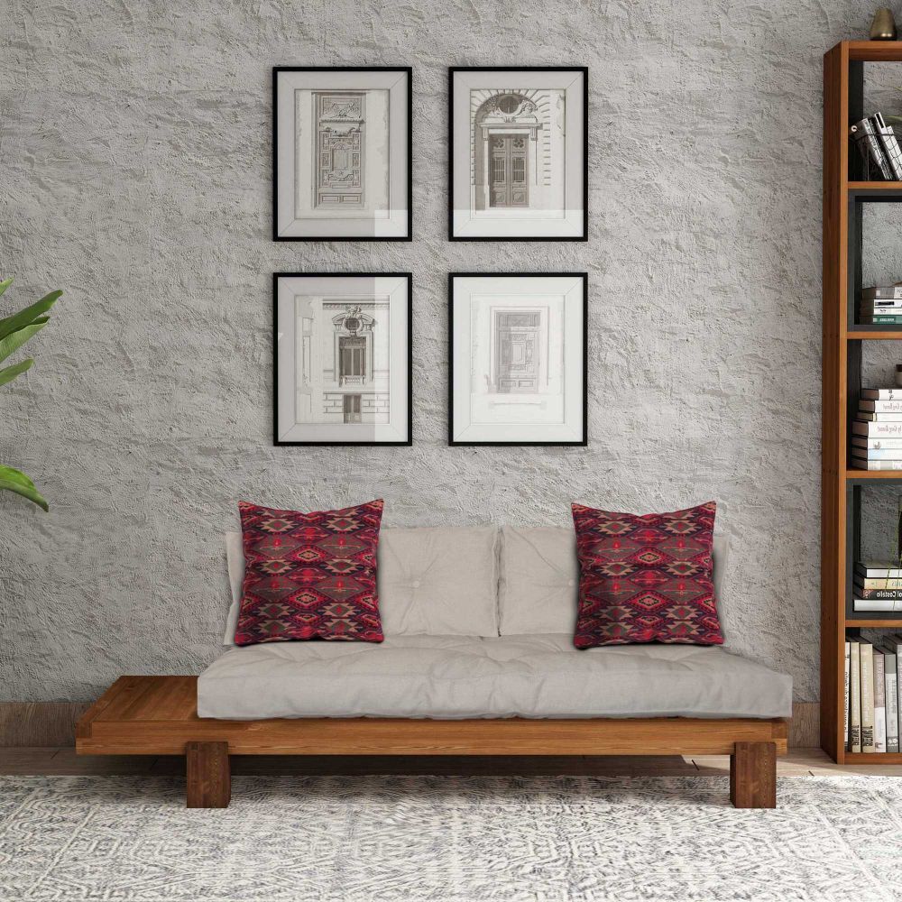 Lounger CPT8376-200, boje teak i bež slika 1