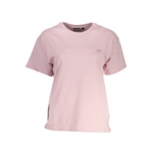 NAPAPIJRI PINK WOMEN'S SHORT SLEEVE T-SHIRT