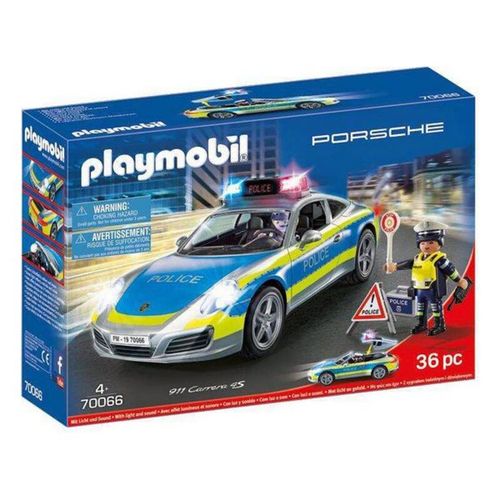 Playset Porsche 911 Carrera 4S Police Playmobil 70066 (36 pcs) slika 1