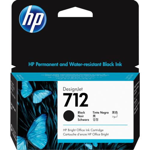 HP Tinta 3ED70A Black 712 slika 2