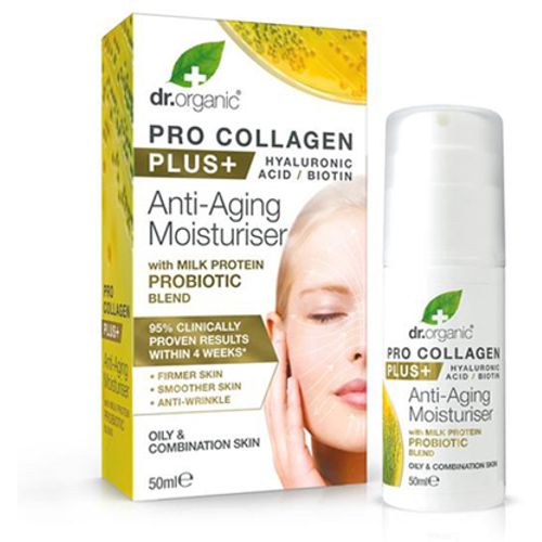  Dr. Organic Pro Collagen Anti-Aging  krema s probiotikom 50ml slika 1