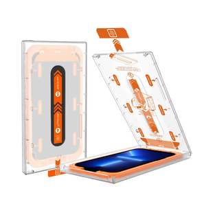 Tempered glass 2.5D dust free Box za iPhone 14 Pro 6.1 crni