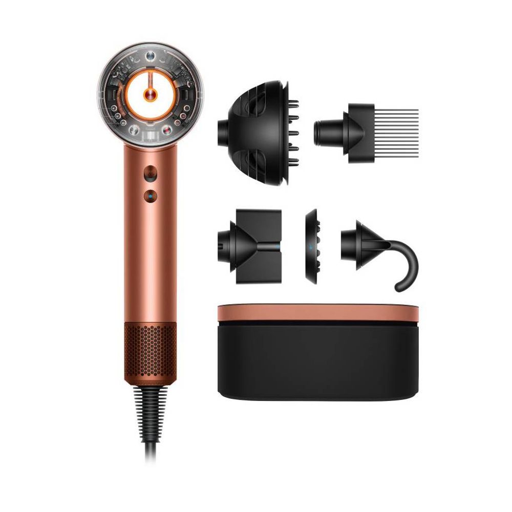 Dyson Fen Supersonic Nural HD16 Curly+Coily Limited Edition, amber silk/pink champagne slika 1