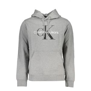 CALVIN KLEIN MEN'S GRAY ZIPLESS SWEATSHIRT