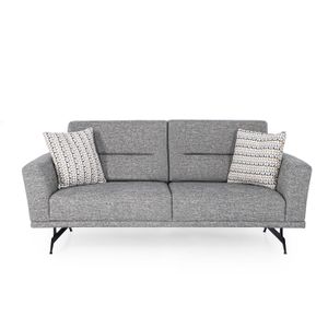 Slate Grey 3-Seat Sofa-Bed
