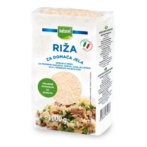 Naturel riža za domaća jela samostojeća.vrečica