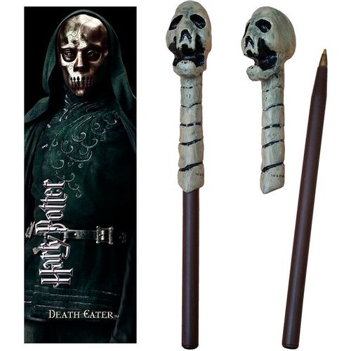 Harry Potter Death Eater Skull kemijska u obliku štapića i bookmark slika 1