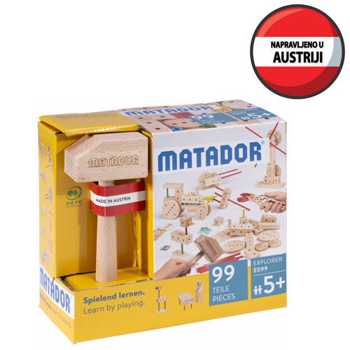 Matador Drveni konstruktor set Istraživač E099  slika 1