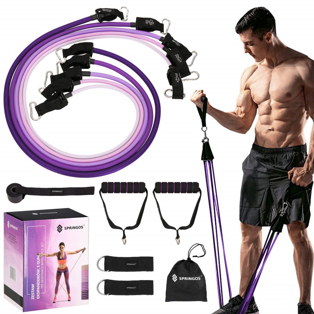 Set ekspandera pet elastičnih traka slika 8